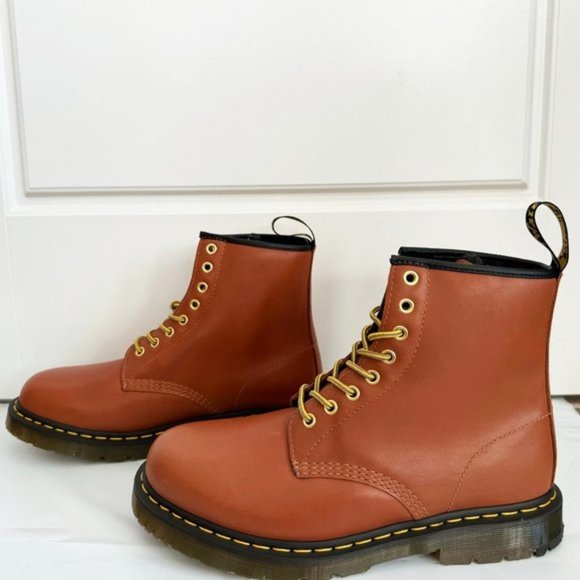 ***Sold***Dr Martens Unisex Tan Winter Grip 1460 DM-Lace-up Leather Boots - Picture 6 of 11